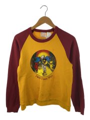 80s/GRATEFUL DEAD/デッドベアー/ラグランTシャツ/S/コットン/YLW