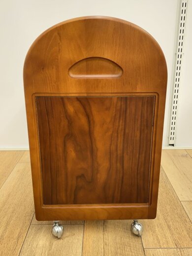 画像：karimokuマガジンラック/キャスター付/棚・キャビネットその他/ウッド/BRW3