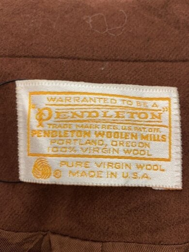 商品画像：70s/黄タグ/テーラードジャケット/--/ウール/BRW/無地/T436-163 3