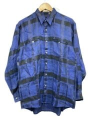90s～00s/archive/長袖シャツ/M/リネン/PUP/チェック