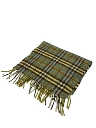 商品画像：マフラー/カシミア/KHK/チェック/レディース 1