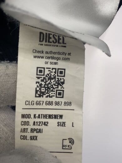 商品画像：K-ATHENSNEW/ニット・セーター(厚手)/L/コットン/BLK/A12742// 4