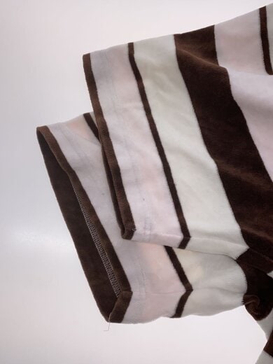 商品画像：00s/パイルポロシャツ/XL/コットン/BRW/ボーダー 5