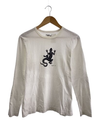 商品画像：カットソー/--/コットン/WHT/無地 1