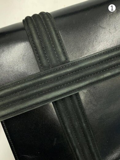 画像：GIANNI VERSACEリボンハンドル/ハンドバッグ/レザー/BLK7