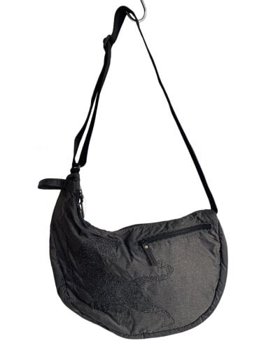 商品画像：ショルダーバッグ/ナイロン/GRY 1