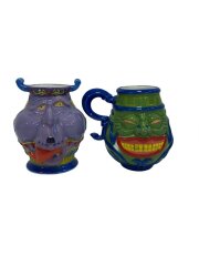 強欲な壺マグカップ&貪欲な壺湯呑/インテリア雑貨/2点セット