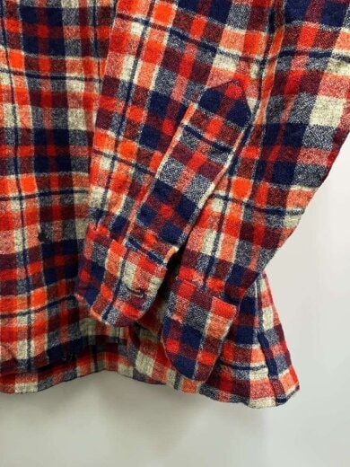 商品画像：70s/ボードシャツ/--/ウール/RED/チェック// 5