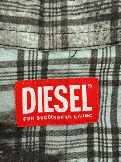 商品画像：半袖シャツ/48/コットン/GRY/チェック/0TGAZ 3