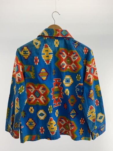 商品画像：70s/ジャケット/--/コットン/BLU/総柄 2
