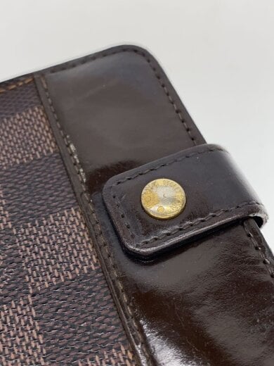 商品画像：コンパクト・ジップ_ダミエ・エベヌ/PVC/BRW/メンズ 8