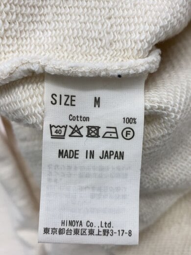 商品画像：2ポケットクルーネック/スウェット/M/コットン/WHT// 4