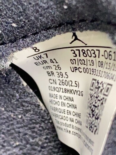 商品画像：AIR JORDAN 11 RETRO/エアジョーダン11レトロ/ブラック/378037-061/26cm/BLK 5