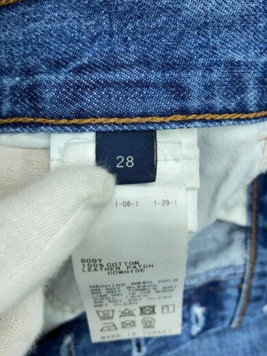 商品画像：ワイドパンツ/28/コットン/IDG/無地/23-030-510-0006-1-0 6