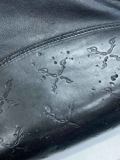 商品画像：ボストンバッグ/レザー/BLK 8