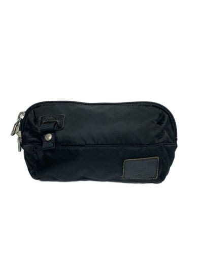 商品画像：ウエストバッグ/ナイロン/BLK/無地/02346 1