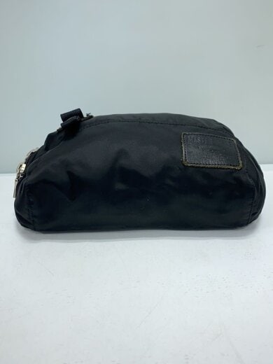 商品画像：ウエストバッグ/ナイロン/BLK/無地/02346 4