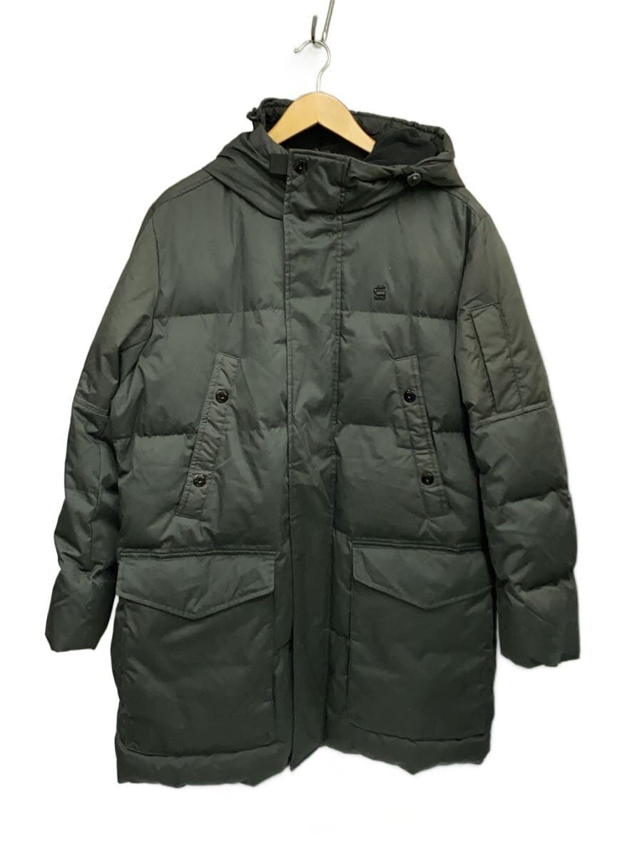 G-STAR RAW / ロングダウンジャケット/L/ポリエステル/BLK/D13572-A516-976
