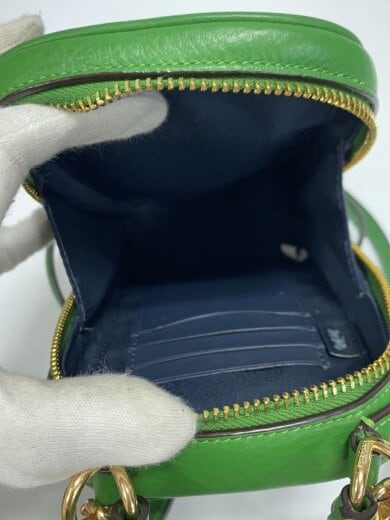 商品画像：ショルダーバッグ/レザー/GRN/無地/CB854 6