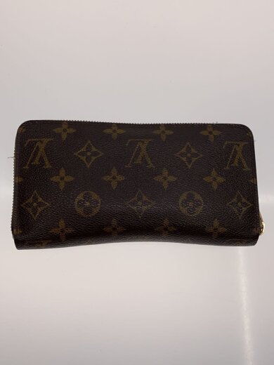 商品画像：1)ジッピー・ウォレット_モノグラム・キャンバス/PVC/BRW/メンズ 2