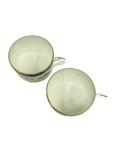 商品画像：花柄/カップ/2点セット/WHT 2