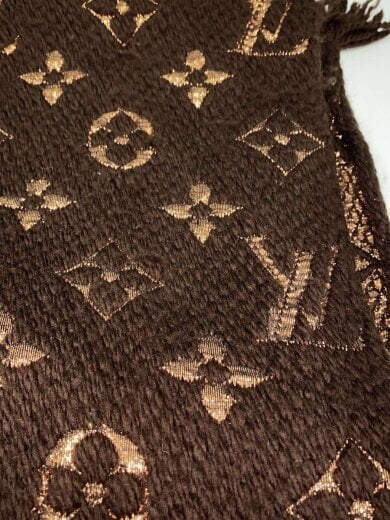 商品画像：エシャルプ・ロゴマニアシャイン_モノグラム/ウール/BRW/レディース/M71383 4