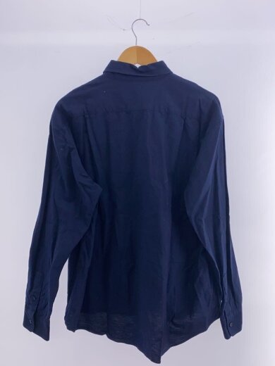 商品画像：長袖シャツ/L/コットン/NVY/無地/WMS-24AW3-001 2