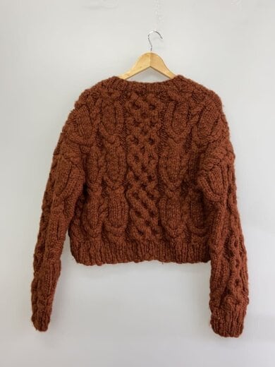 商品画像：20aw/ニット・セーター/FREE/ウール/BRW/無地/20-080-400-1200-3-0// 2