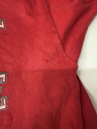 商品画像：70s/トリコタグ/フットボールTシャツ/L/コットン/RED 5