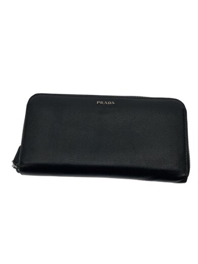 商品画像：長財布/--/BLK/無地/メンズ 1