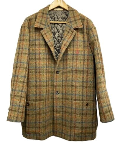 商品画像：コート/L/ウール/BRW/チェック/D0424FJM019 1