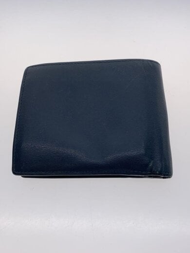 商品画像：2つ折り財布/レザー/NVY/無地/メンズ/PSQ154 2