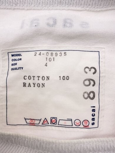 商品画像：Graphic Embroidery L/S T-Shirt/4/コットン/BLK/24-0893S 3