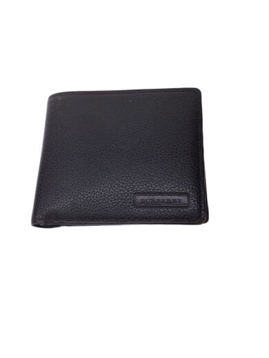 商品画像：2つ折り財布/レザー/BLK/メンズ 1