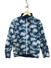 045-5311 リバーシブル中綿ジャケット/スポーツウェアー/M/ポリエステル/BLU/カモフラ/045-5311