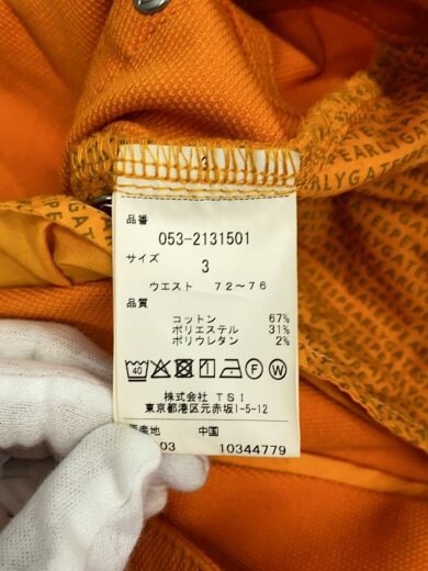 商品画像：053-2131501 ストレッチパンツ/スポーツウェアー/3/コットン/ORN/053-2131501 5