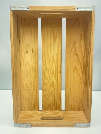 商品画像：ANCHOR HOCKING/木箱/クレート/ウッド/BEG 7