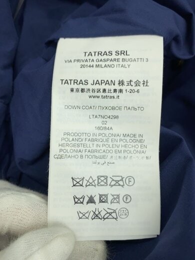商品画像：ロングダウンジャケット/2/ナイロン/NVY/LTA7NO4298 4