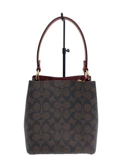 商品画像：ショルダーバッグ/レザー/BRW/総柄/2312 3