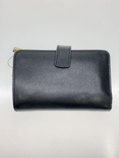 商品画像：2つ折り財布/レザー/BLK/レディース 2