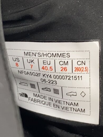 商品画像：シューズ/26cm/BLK/NF0A5G2F 5