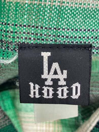 商品画像：LA HOOD/USA製/長袖シャツ/--/--/GRN/オンブレCK// 3