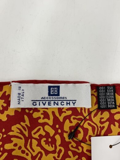 商品画像：スカーフ/シルク/RED/総柄/レディース 3