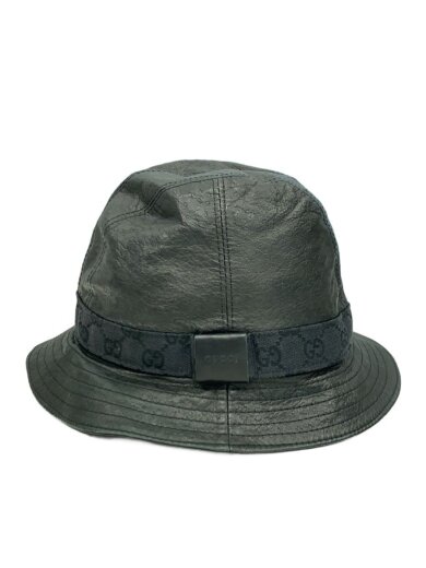 商品画像：バケットハット/L/羊革/BLK/レディース/030367.XN082 2