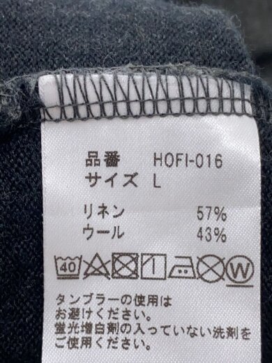 商品画像：東大阪繊維研究所/リネンウールモンスターオンス/長袖Tシャツ/L/リネン/GRY/HOFI-016// 4