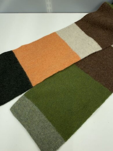 商品画像：マフラー/ウール/マルチカラー/ボーダー/レディース 3