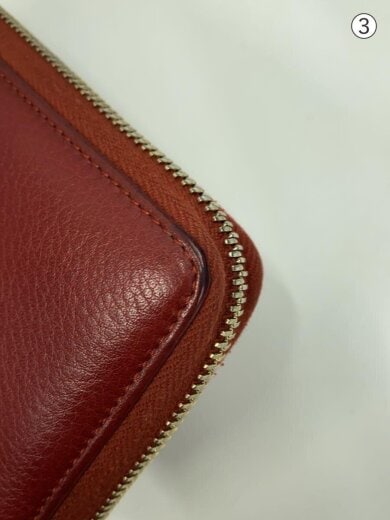 商品画像：長財布/レザー/RED/レディース// 7