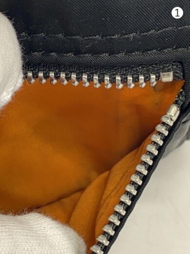 商品画像：3つ折り財布/ナイロン/BLK/無地/メンズ 7