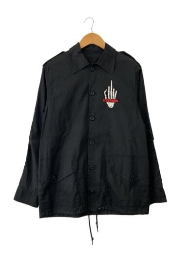 商品画像：エンブロイダリーミリタリージャケット/M/コットン/BLK/02172AB03// 1
