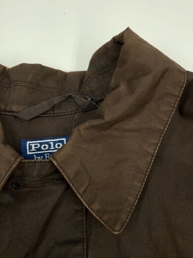 商品画像：90s/ステンカラーコート/M/コットン/BRW/無地 6